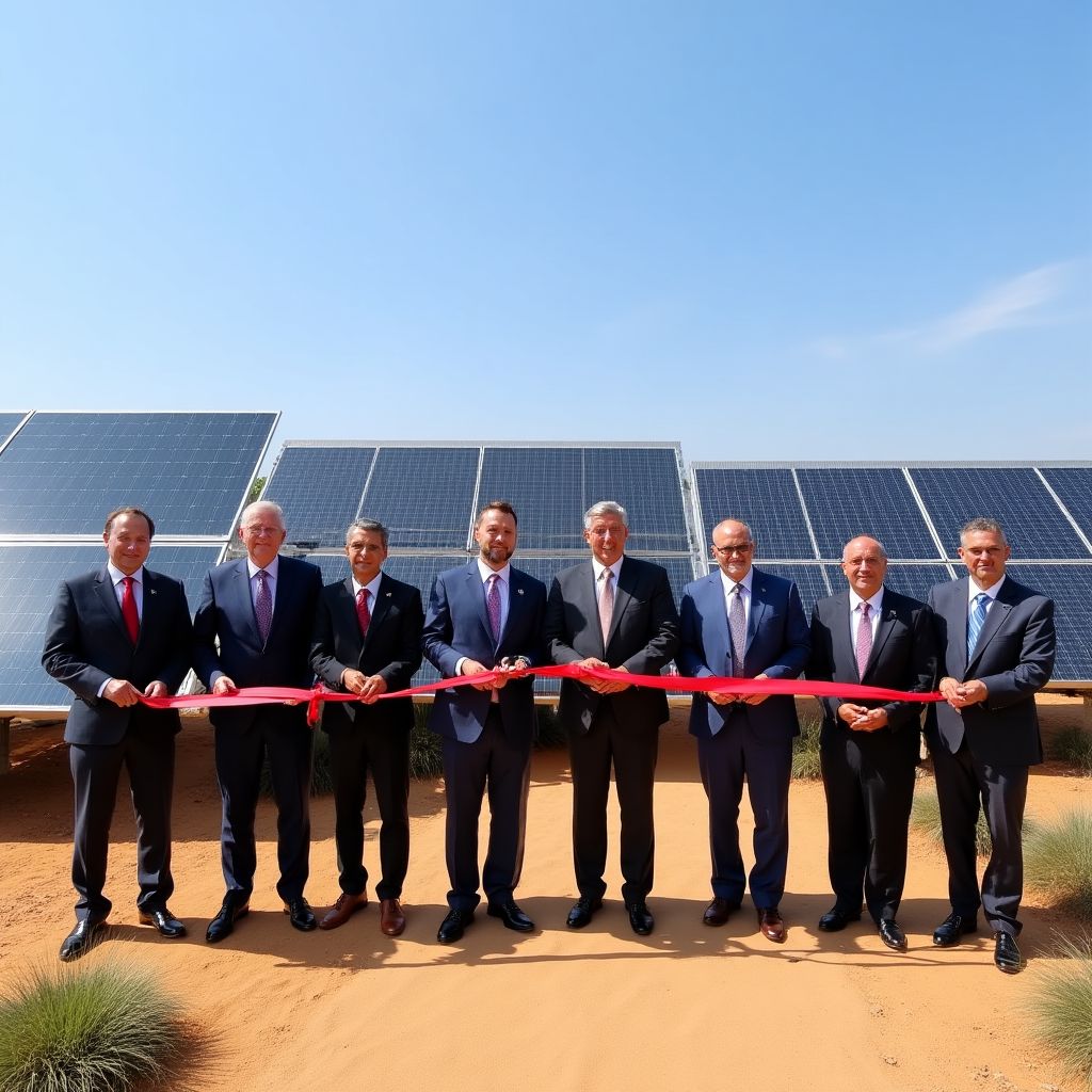 Inauguración de proyecto de energía renovable